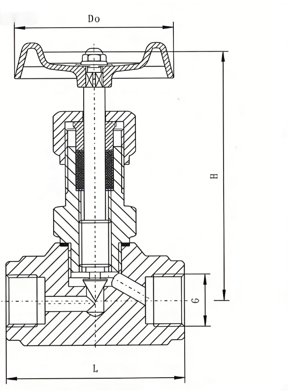 High-pressure floating ball valve