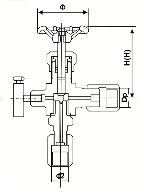 High-pressure floating ball valve