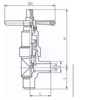 High-pressure floating ball valve